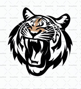 Brüllender Tiger